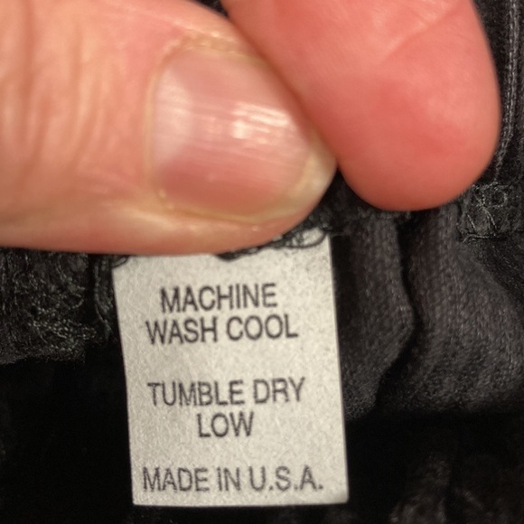 Vintage nwt black corduroy bubble pants 12/18m embroidered red flowers - Picture 5 of 8